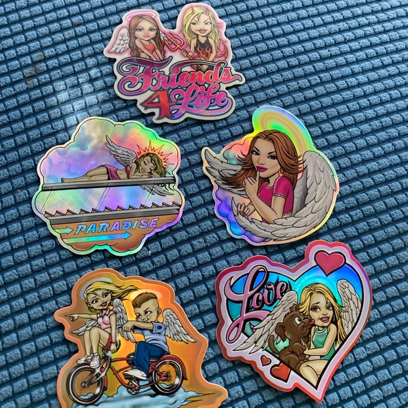 HUGE VINTAGE LOT STICKERS - Picture 3 of 16